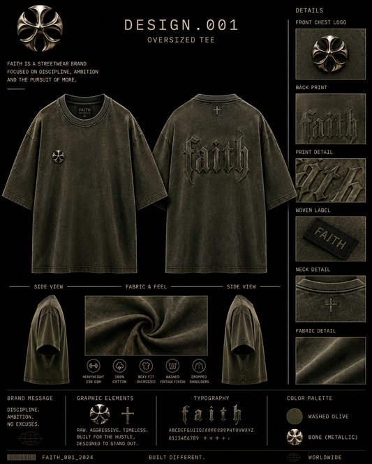 Faith Tshirt camo green